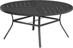 VICLLAX Round Patio Table with Adjustable Umbrella Hole by HOME