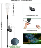 Solar Garden Lights Outdoor Waterproof, 2 Pack 120 LED Solar Firework Lights - Image 6