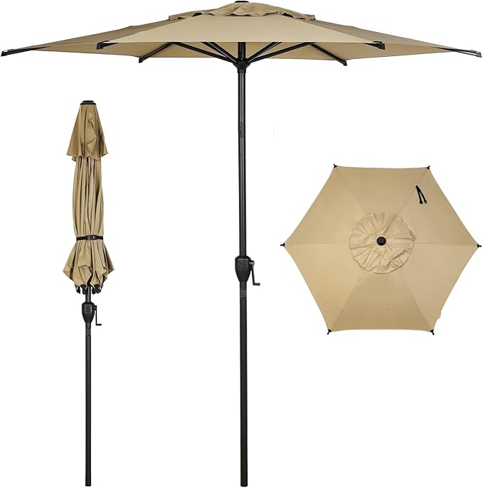 Abba Patio 7.5FT Lyon Outdoor Patio Umbrella Outdoor Table Umbrella by AbbaPatio