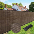 UPGRADE Privacy Fence Screen 6'x42' Brown Outdoor 90% Visibility Blockage 170 by UPGRADE