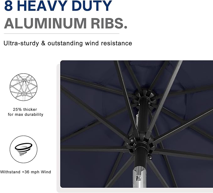 ABCCANOPY Durable Solar Led Patio Umbrellas - Image 6