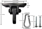 Heavy Duty Black Swing Hangers Screws Bolts Included Over 5000 lb Capacity - Image 4