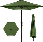 Best Choice Products 10ft Outdoor Table Compatible Steel Polyester Market Patio by BestChoiceProducts
