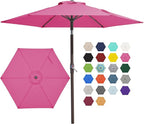 JEAREY 7.5FT Patio Umbrella Market Table Umbrella by JEAREYOutdoorsCollection