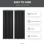 Outdoor Patio Curtain Waterproof Darkening Thermal Insulated Indoor Curtains - Image 7
