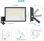 Olafus 2 Pack 150W LED Flood Light Outdoor, 15000LM Super Bright Work Lights - Image 9