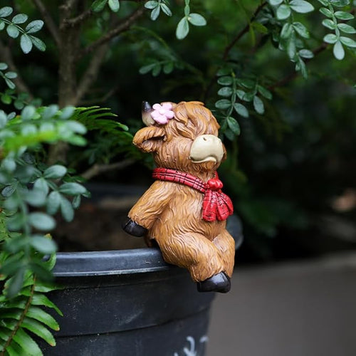 2-piece set Highland Cow Pot Huggers - Image 2