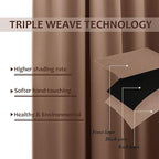 NICETOWN Sliding Door Curtain for Patio, Thermal Insulated Rustproof Grommet - Image 4