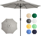 Ayge 9FT Large Outdoor Patio Umbrella Market Table Umbrella-UV Resistant by AYGE