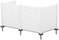 Kozyard 50" W x 48" H Outdoor Privacy Screens Aluminum Post, Air Conditioner by Kozyard
