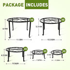 ESRICH 10Pack Plant Stand, Metal Plant Stands - Image 2