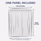 PureFit Outdoor Curtains for Patio Waterproof Weatherproof, UV Resistant - Image 6