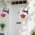 4-Pack Aesthetic Wall Plant Hanger Indoor and Outdoor – 10 Inch Metal Hanging - Image 7