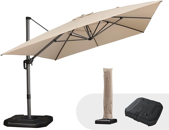 PURPLE LEAF 10'×13' Patio Umbrella by PURPLELEAF