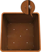 Corten Steel Planter Box 26" L x 26" W x 26" H, Large Metal Square Planter - Image 5