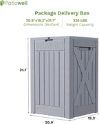 Patiowell 48-Gallon Resin Package Delivery Box - Image 3