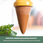8 Pack Terracotta Watering Spikes, Vacation Self-Watering Planters Devices - Image 4