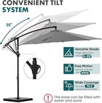OLIXIS 9.7FT Offset Patio Umbrella - Image 3