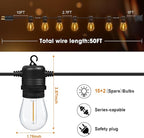 50FT LED Outdoor String Lights - Image 6