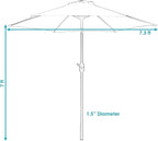 Sunnydaze Outdoor Patio Umbrella - Image 5