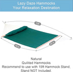 Lazy Daze Hammocks 12 FT Double Quilted Fabric Hammock - Image 2