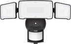 LEPOWER LED Motion Sensor Security Lights, 3 Head Motion Detected, Waterproof by LEPOWER