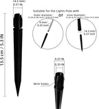 Replacement Stakes for Solar Lights, Solar Wheat Ear Lights Stakes for Outdoor - Image 3