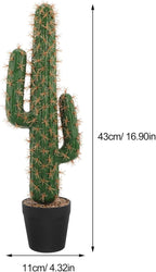ABOOFAN Artificial Saguaro Cactus in Pot Faux Succulent Plant 20.86In Large - Image 7