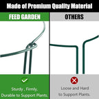 FEED GARDEN 12 Pack Plant Support Stakes, Peony Cages and Supports, Metal - Image 4