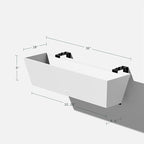 Veradek Pure Series Railing Planter - Image 2