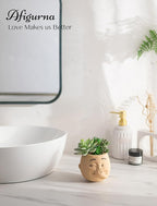 Funny Bathroom Planter Decor: Quirky Holding Nose Plant Pot Indoor - Image 4