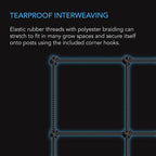 AC Infinity Grow Tent Trellis Netting 2x4', Heavy-Duty Elastic Plant Net - Image 3