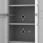 Keter Storage Cabinet with Doors and Shelves - Image 11