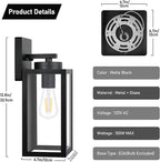 Outdoor Wall Light Fixtures, Exterior Waterproof Wall Lanterns, Porch Sconces - Image 7