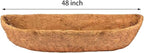 2pcs 48" Garden Coconut Planter Liners Preformed Window Box Liners Natural - Image 2