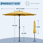 Garvee 10FT Patio Umbrella - Image 2