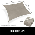 GORILLA GRIP Heavy Duty Sun Shade, UV Protection Fade Tear and Rust Resistant - Image 9