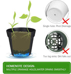 homenote Pots for Plants, Matte Black - Image 6