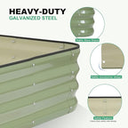 1MORE Raised Garden Bed -5X3X1 Galvanized Planter Box - Image 5