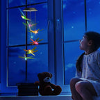 Toodour Solar Wind Chimes Outdoor, Color Changing Solar Lights Dragonfly - Image 3