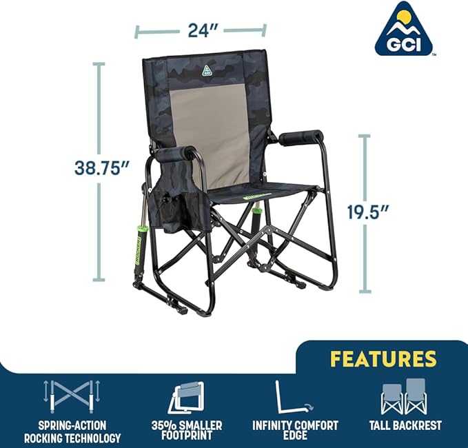 GCI Outdoor Stowaway Rocker - Image 2