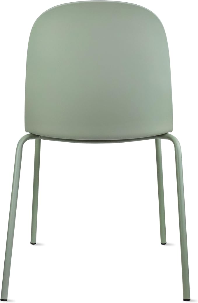 2xhome Modern Stackable Armless Dining Chair | Plastic Shell Seat - Image 7