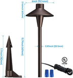 LEONLITE Update 5CCT Low Voltage Pathway Lights, 12-24V LED Landscape Path Light - Image 8