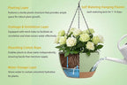 Hanging Planters 3-Pack, 8 Inch Self-Watering Hanging Pots - Image 3