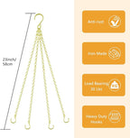 garini 3 Pack, 23 Inch Hanging Baskets Chain, Bird Feeders and Lanterns - Image 3