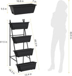 OYEAL Raised Garden Bed 4 Tier Vertical Garden Planters Indoor Outdoor Raised - Image 2
