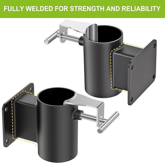 Heavy Duty Deck Railing Umbrella Holder, Patio Umbrella Stand - Image 5