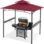 ABCCANOPY 8'x 5' Grill Gazebo Shelter, Outdoor BBQ Gazebo Canopy - Image 2