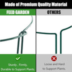 FEED GARDEN 8 Pack Plant Support Stakes, Peony Cages and Supports, Metal Garden - Image 5
