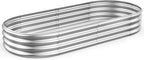 Galvanized Raised Garden Bed Kit 8ft Galvanized Planter Garden Boxes Outdoor by RaisedGardenBed